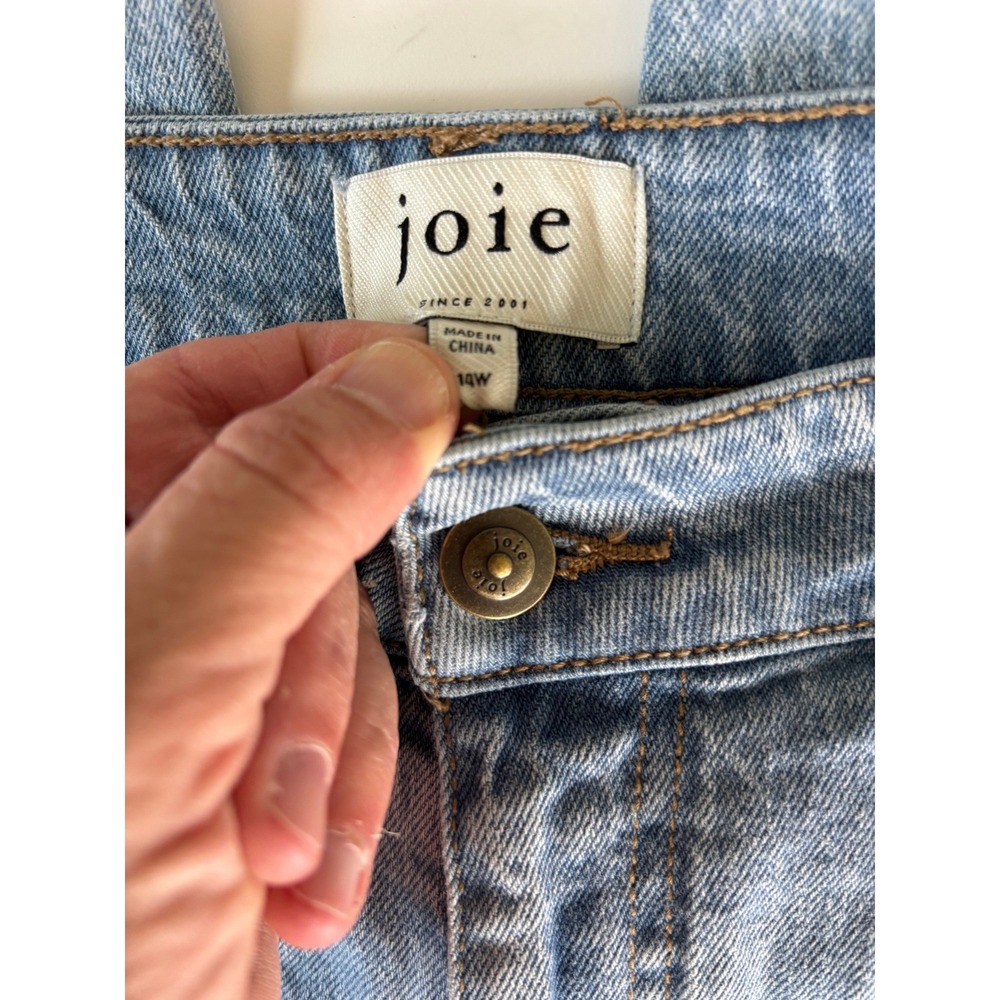 Joie Sylvie Straight Ankle Jeans Blue Medium Wash Stretch Denim Size 14W - Picture 6 of 15